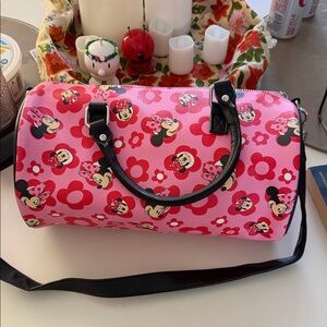 Minnie mouse barrel bag